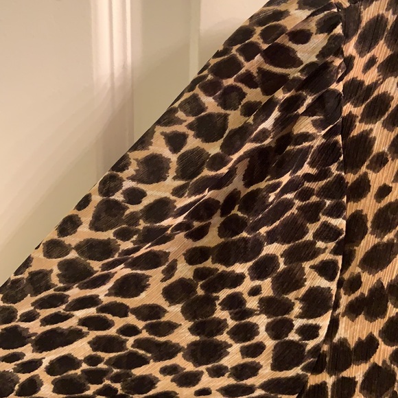 J. Crew smocked neck animal print shirt - Picture 4 of 8